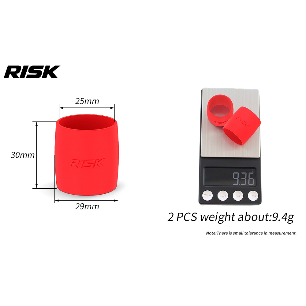 2pcs/bag RISK Road Bike Elasti - огляд і ціна Bell Handlebar Ring