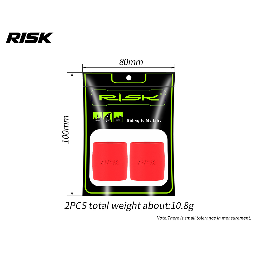 2pcs/bag RISK Road Bike Elasti - огляд і ціна Bell Handlebar Ring