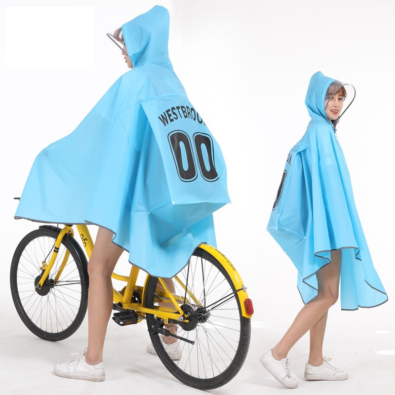 Cycling Raincoat Adult Unisex  - огляд і ціна Cycling Commute In Rain