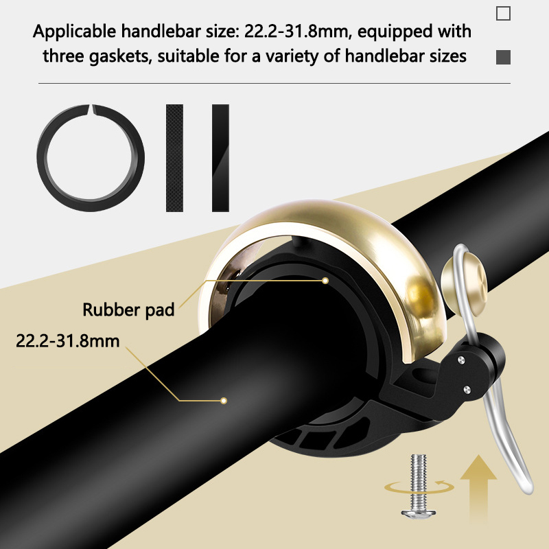 Bike Bell for Adults Kids–Bicy - огляд і ціна Bell Handlebar Ring