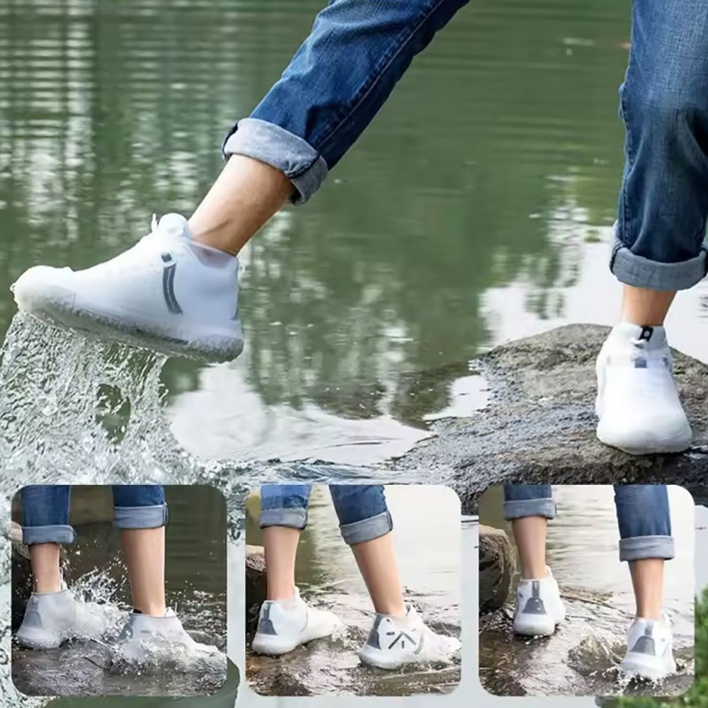 1 Pair Reusable Rubber Rain Bo - огляд і ціна Cycling Shoes For Commute