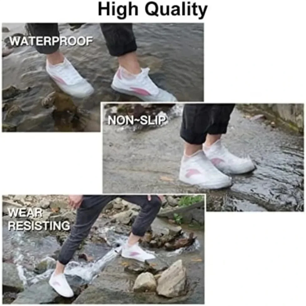 1 Pair Reusable Rubber Rain Bo - огляд і ціна Cycling Shoes For Commute