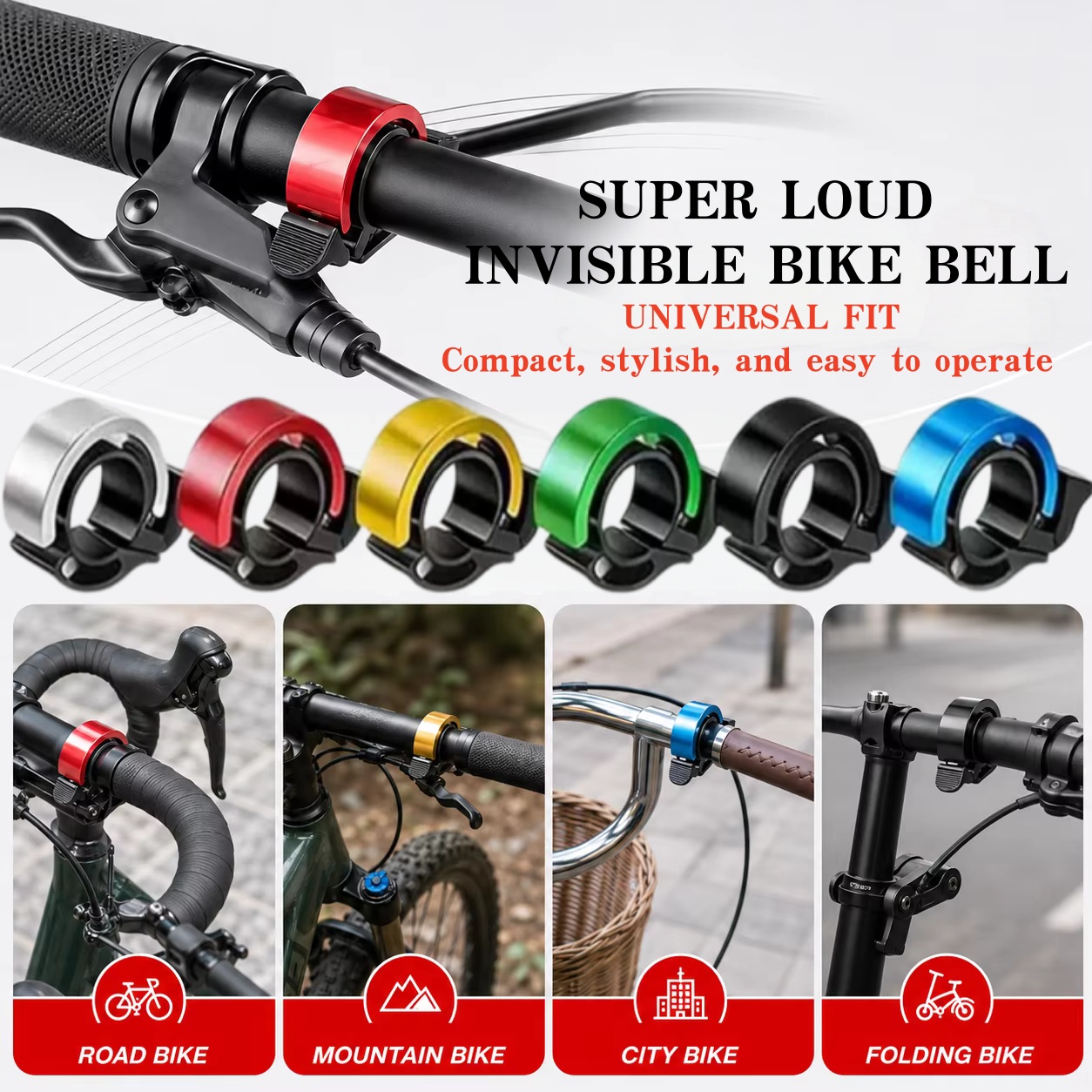 Bicycle Bell MTB Bicycle Horn  - огляд і ціна Bell Handlebar Ring