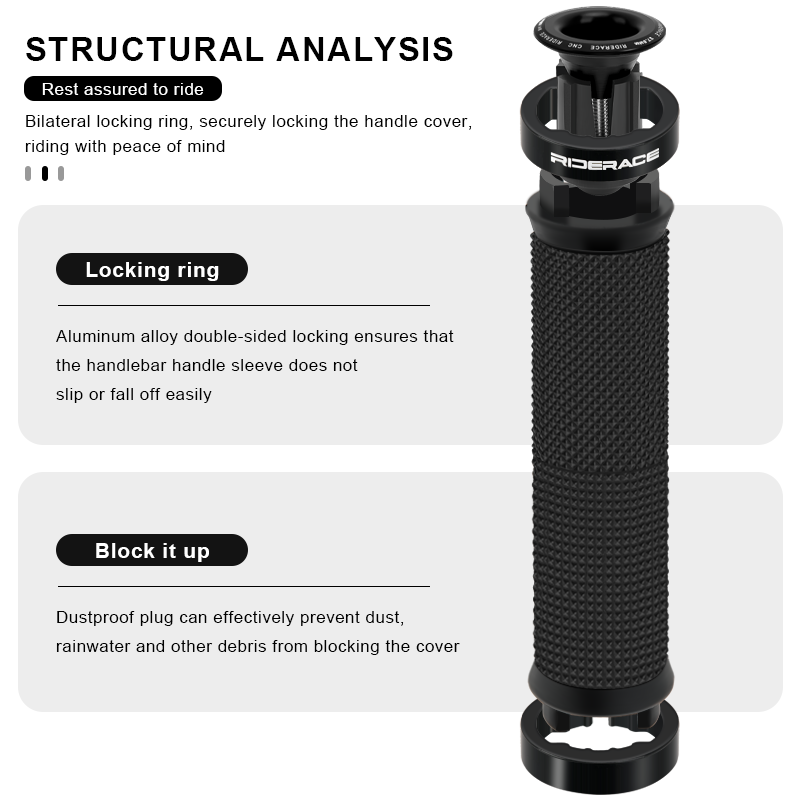 1Pair Bike Grip With End Cap F - огляд і ціна Bell Handlebar Ring